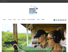 Tablet Screenshot of hawaiidefensefoundation.org